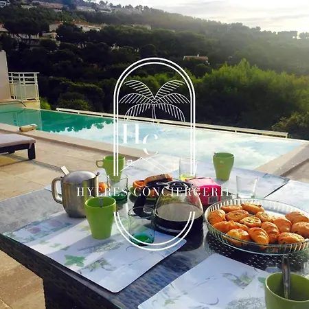 Villa Mont Des Oiseaux Piscine Chauffee Clim Vue By Hc Hyères