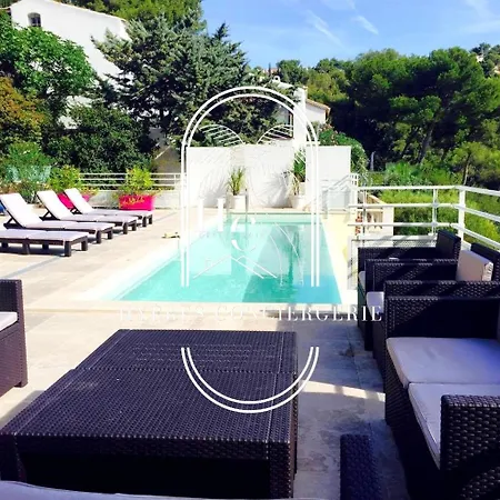 Mont Des Oiseaux Piscine Chauffee Clim Vue By Hc فيلة *