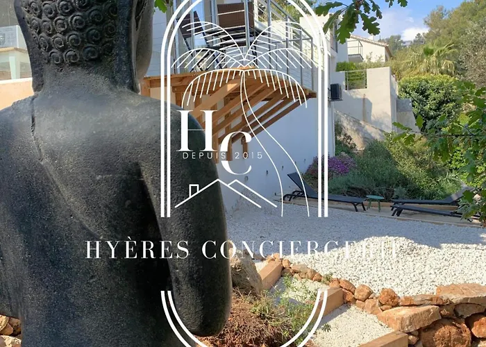 Villa Mont Des Oiseaux Piscine Chauffee Clim Vue By Hc Hyères